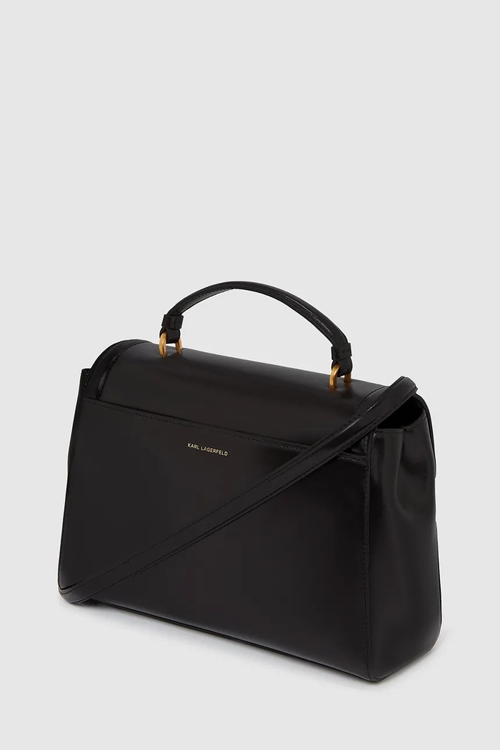 Kiegészítők Karl Lagerfeld bőr táska A4W30099 fekete