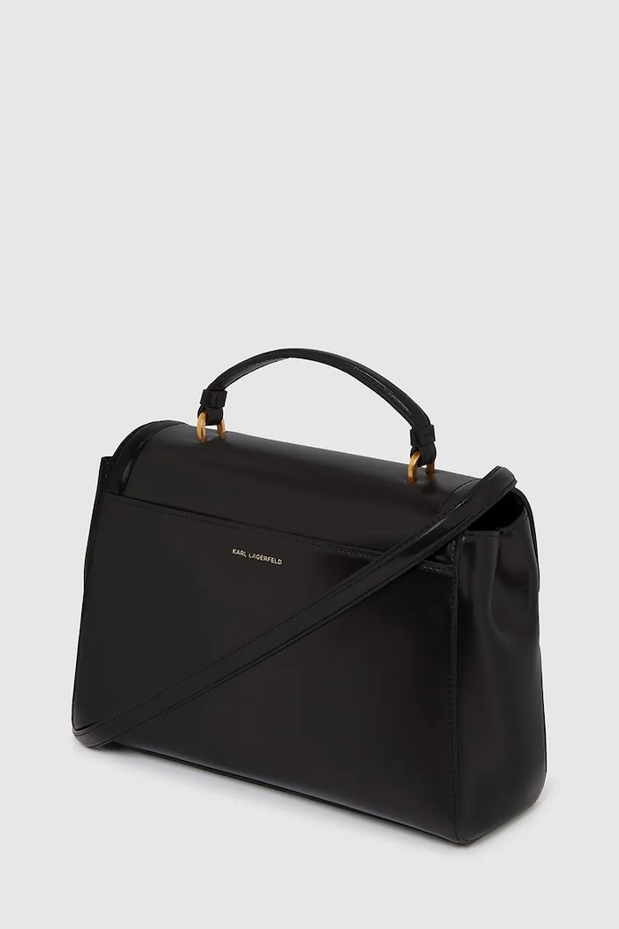 Kiegészítők Karl Lagerfeld bőr táska A4W30099 fekete