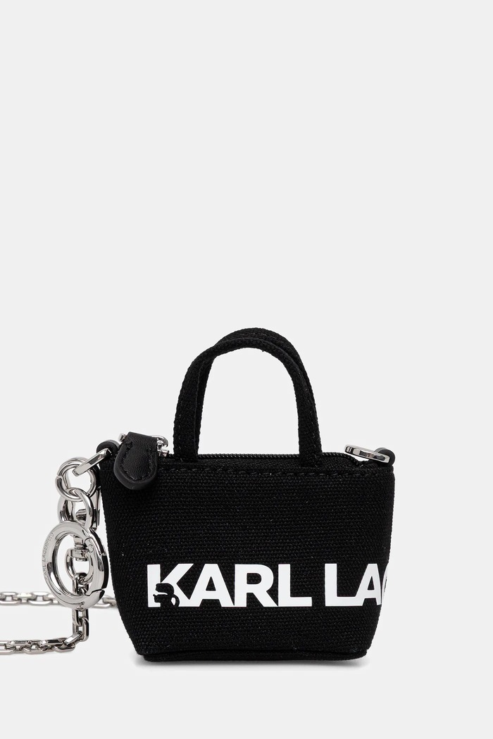 Kabelka Karl Lagerfeld K/ESSENTIAL potlač čierna A4W50064