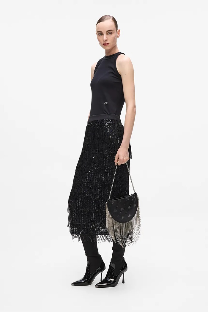 Karl Lagerfeld poșetă K/SOIREE A4W30111 negru