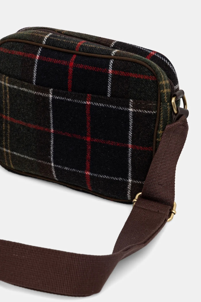 Accesorii Barbour geantă de mână cu amestec de lână LBA0478 verde