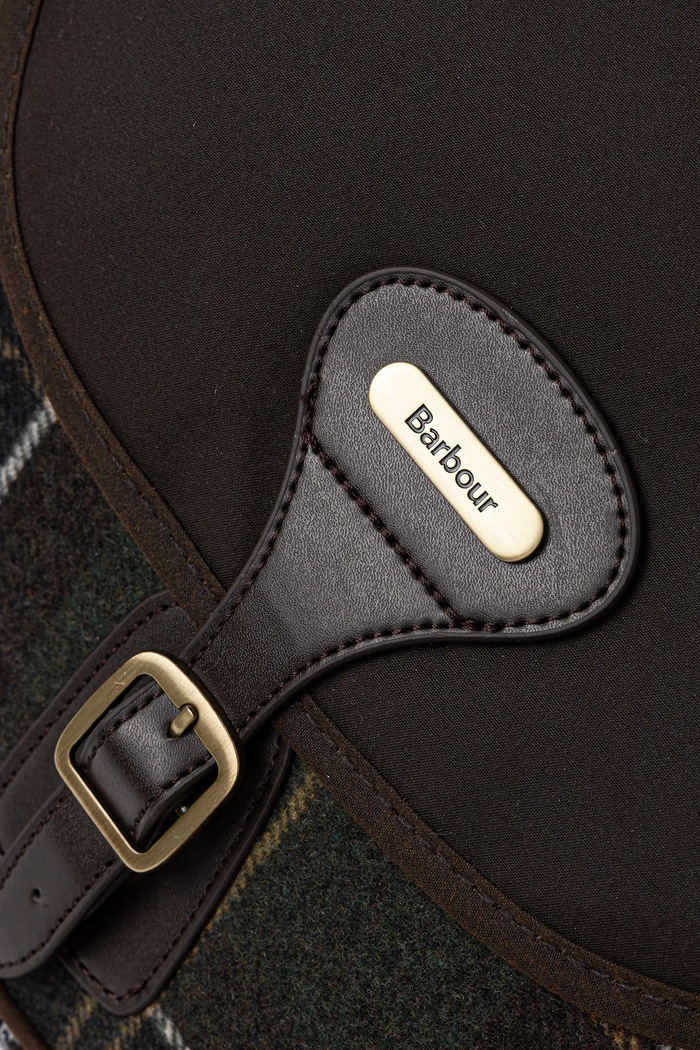 Barbour geantă de mână cu lână verde LBA0479