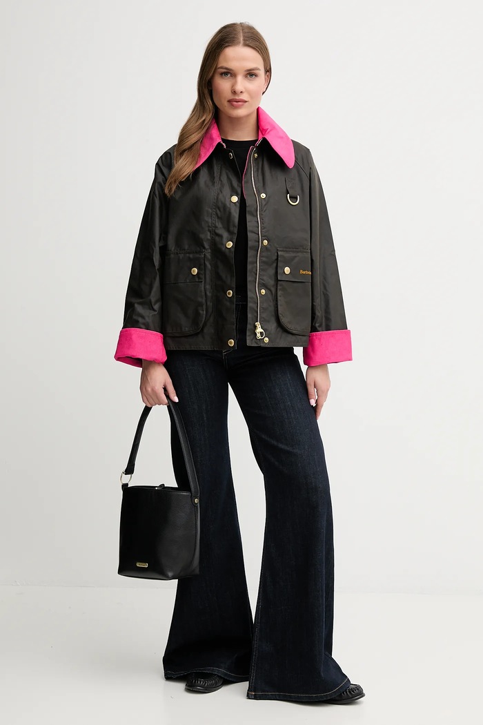 Usnjena torbica Barbour LBA0488