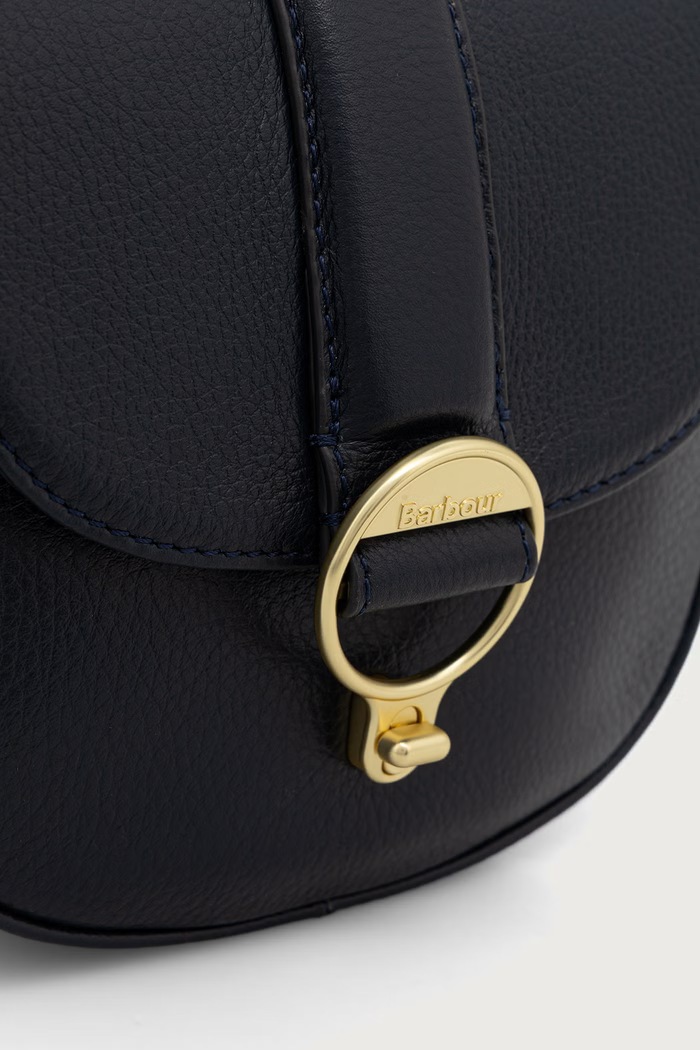 Torebka crossbody damska skórzana Barbour LBA0490 granatowy