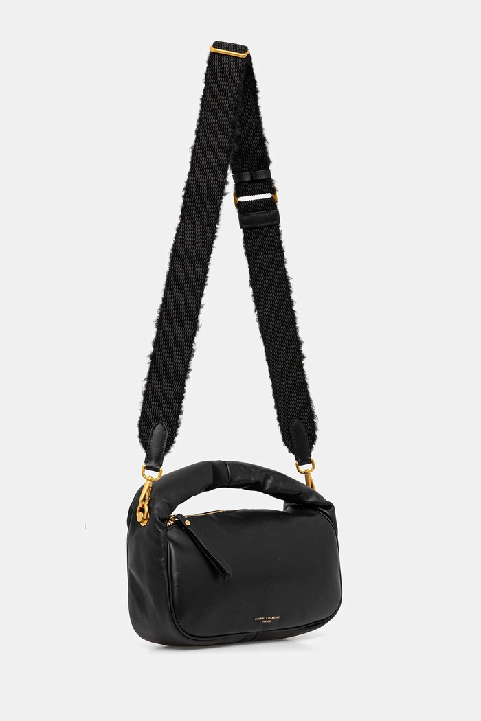 Кожена чанта Gianni Chiarini KIM BS.11631.FOUCLD.NA черен AW25