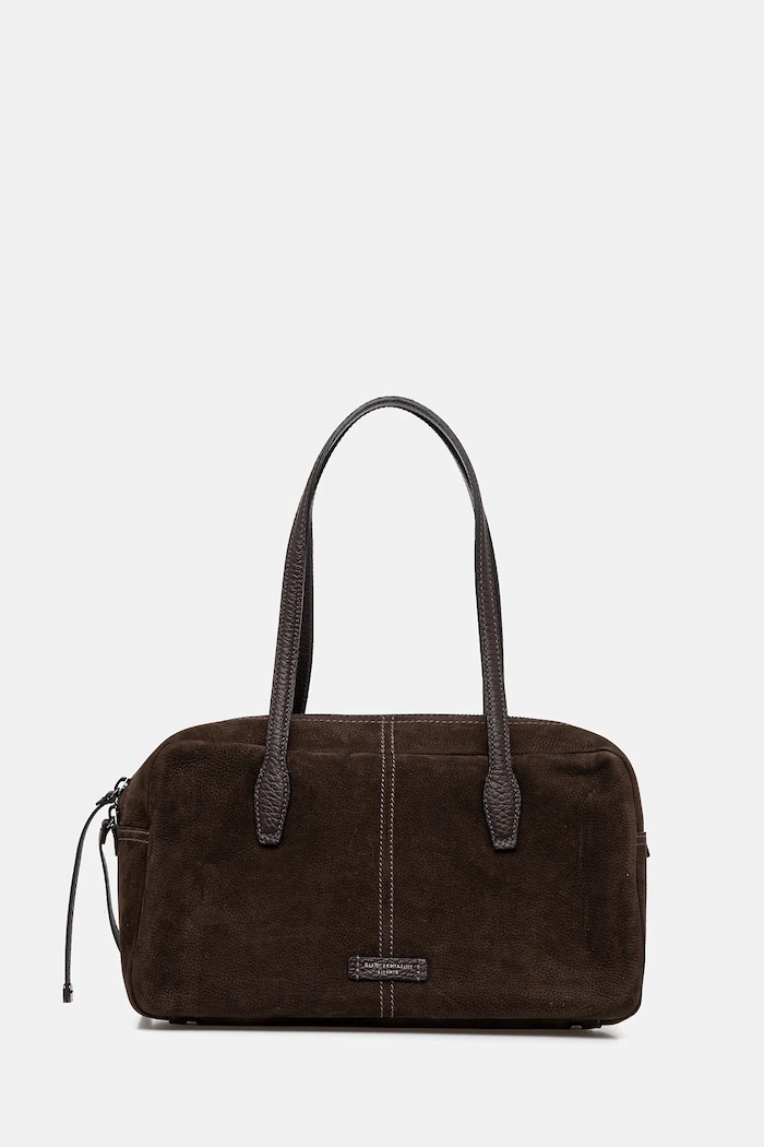 Gianni Chiarini Geantă de mână din piele întoarsă ARYNA maro BS.11802.NBK.TKL