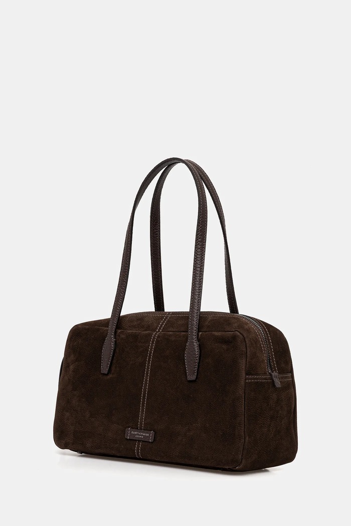 Gianni Chiarini Geantă de mână din piele întoarsă ARYNA BS.11802.NBK.TKL maro AW25