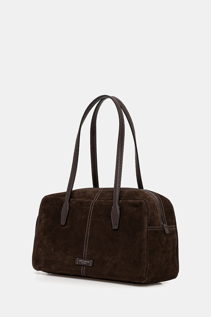 Gianni Chiarini Geantă de mână din piele întoarsă ARYNA BS.11802.NBK.TKL maro AW25