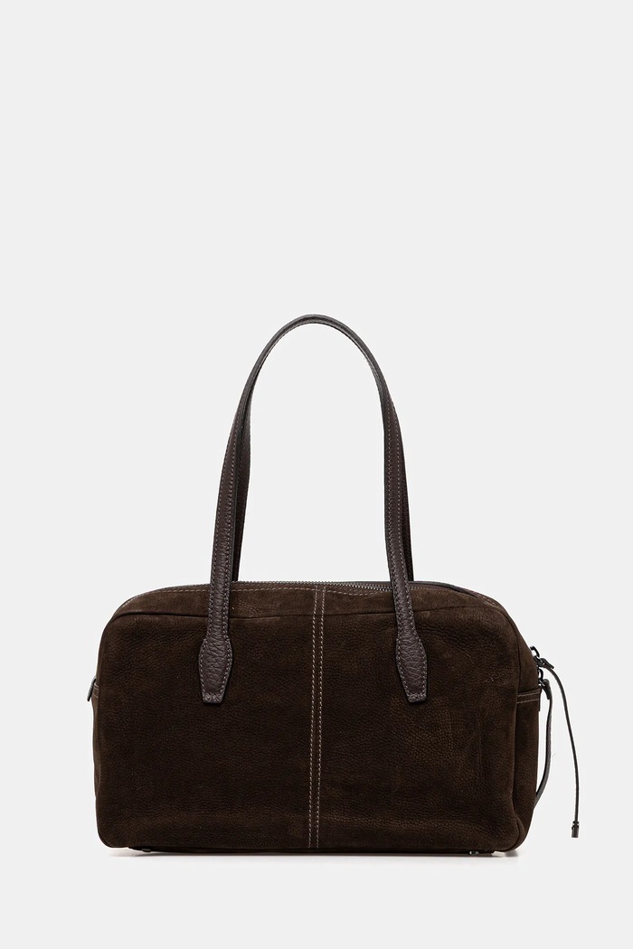 Accesorii Gianni Chiarini Geantă de mână din piele întoarsă ARYNA BS.11802.NBK.TKL maro