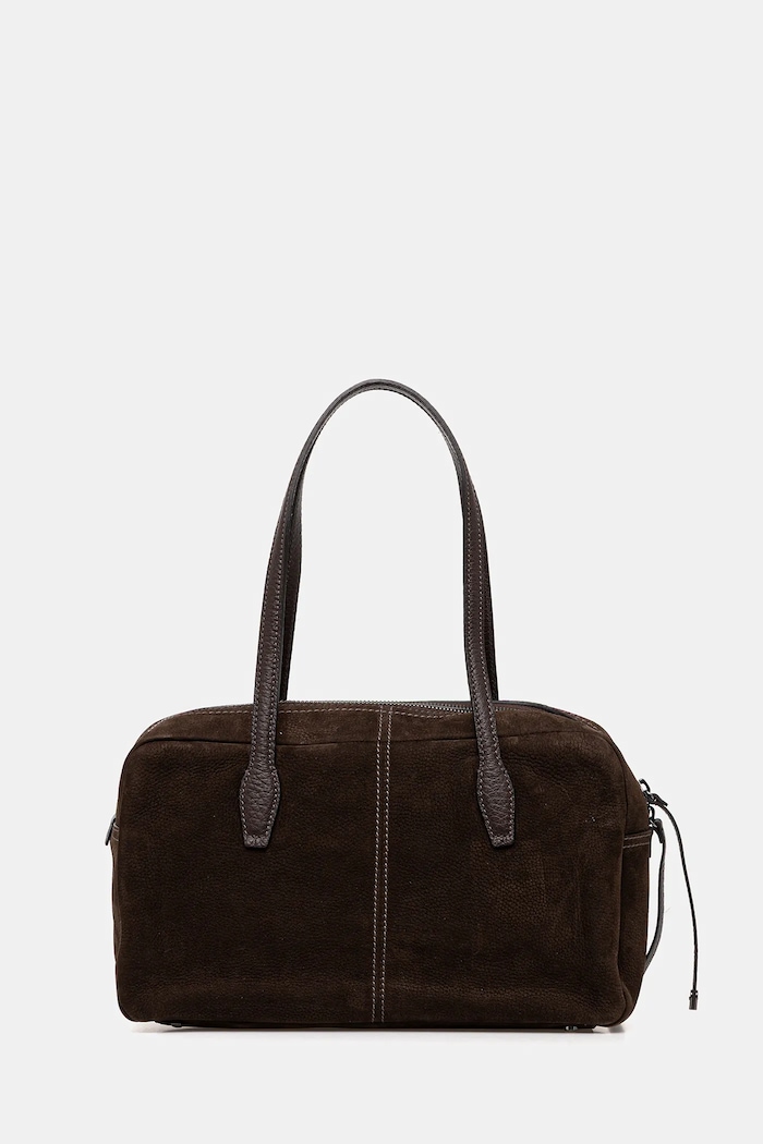 Accesorii Gianni Chiarini Geantă de mână din piele întoarsă ARYNA BS.11802.NBK.TKL maro