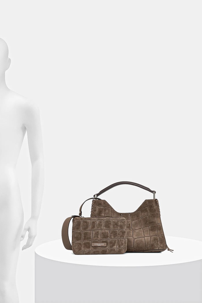 Gianni Chiarini geantă de mână din piele întoarsă AURORA BS.11845.CM