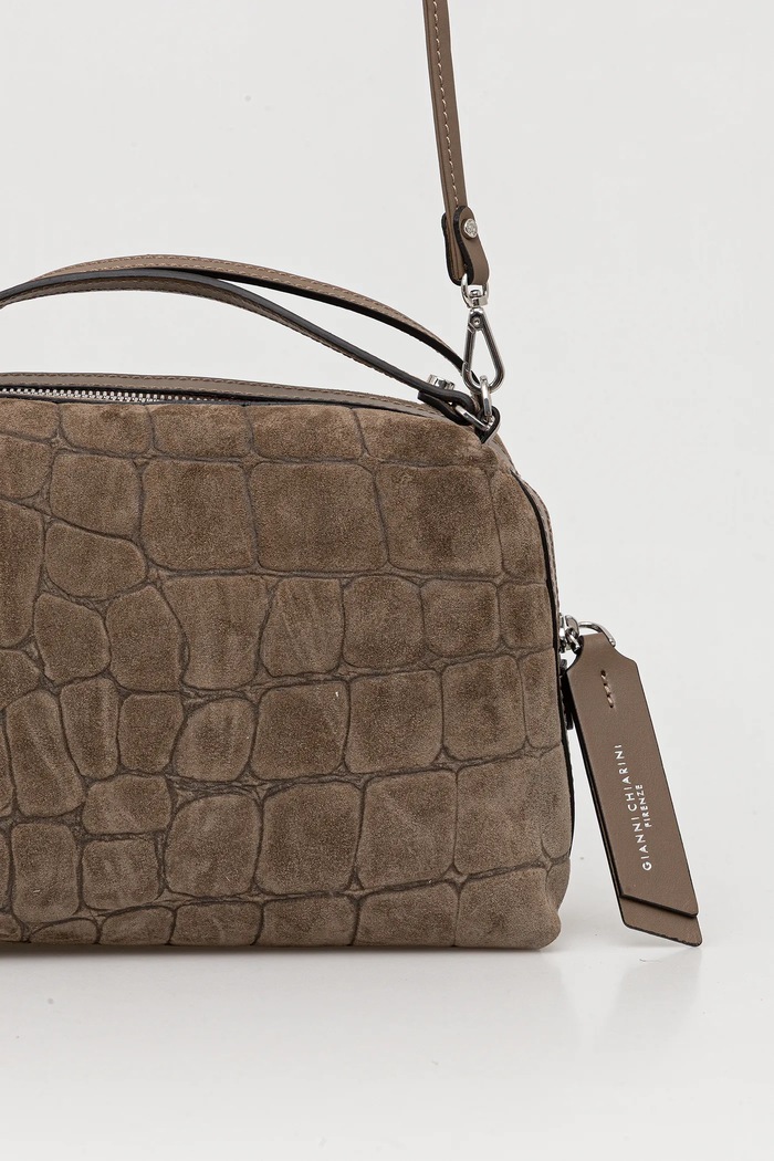Accesorii Gianni Chiarini Geantă de mână din piele întoarsă ALIFA BS.8258.CMCOCCO verde