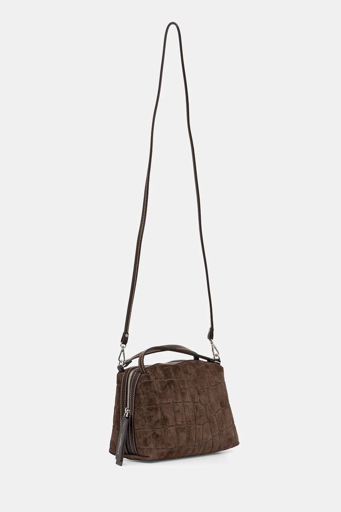 Gianni Chiarini Geantă de mână din piele întoarsă ALIFA BS.8258.CMCOCCO maro AW25