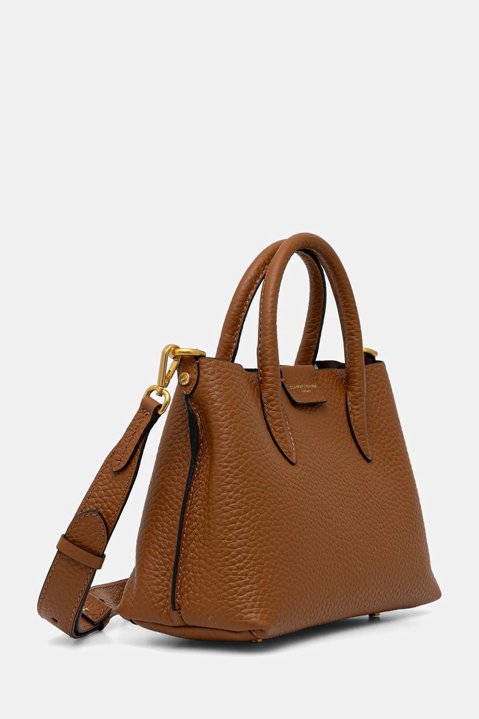 Δερμάτινη τσάντα Gianni Chiarini ARETHA BS.11831.RNGDBL καφέ AW25