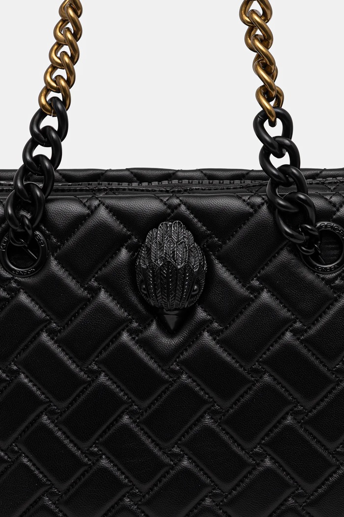 Kožená kabelka Kurt Geiger London KENSINGTON černá 5018800109