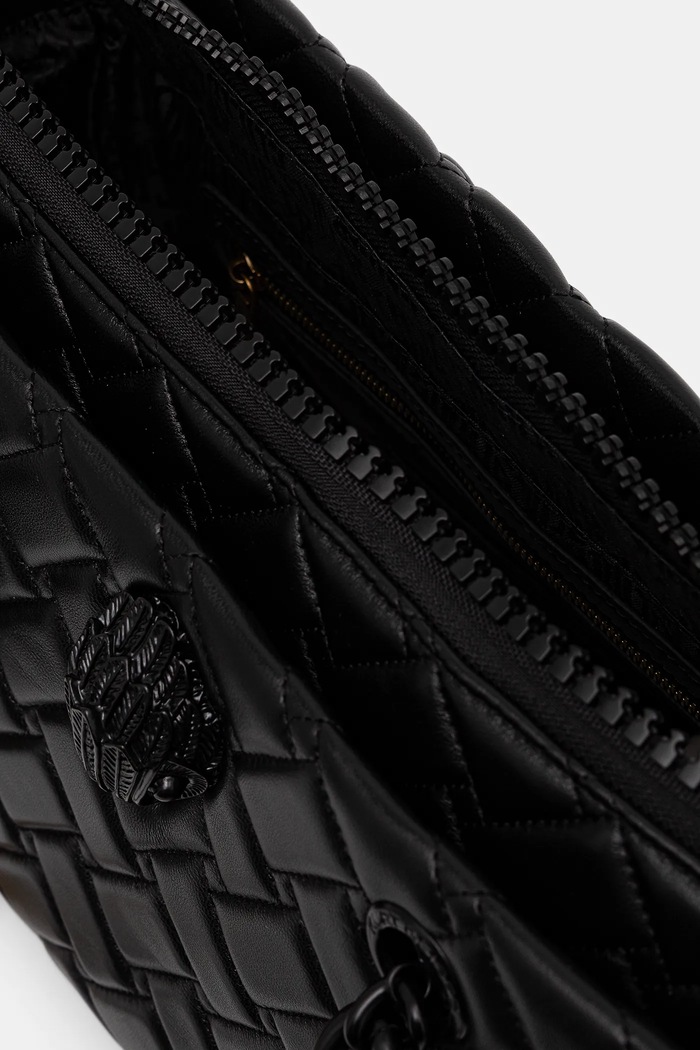 Kožená kabelka Kurt Geiger London KENSINGTON 5018800109 černá
