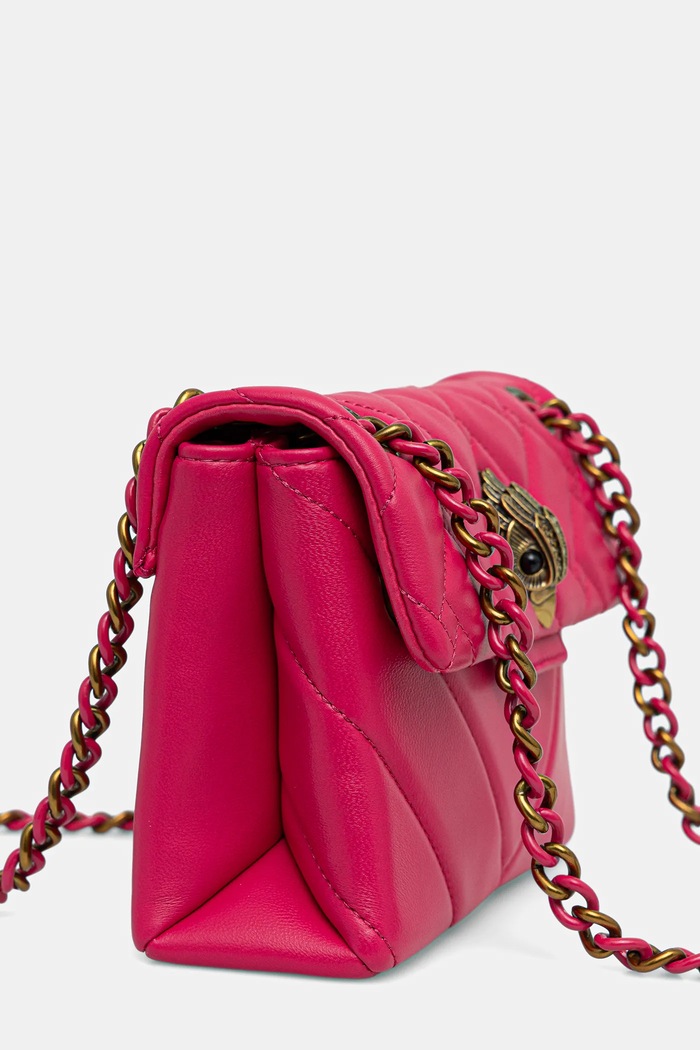 Kurt Geiger London Geantă de piele MINI KENSINGTON 5017357109 roz AW25