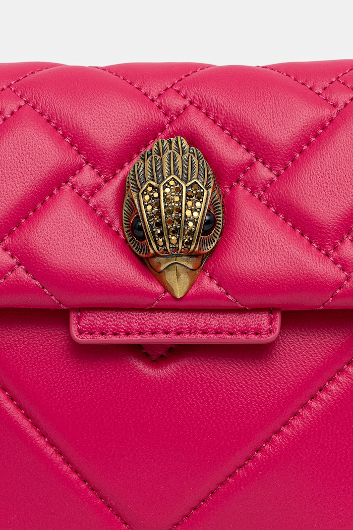 Geantă de piele MINI KENSINGTON Kurt Geiger London 5017357109 roz