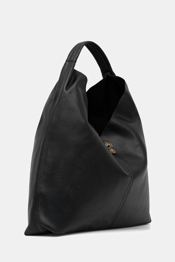 Kožená kabelka Kurt Geiger London CHELSEA 5049700109 čierna AW25