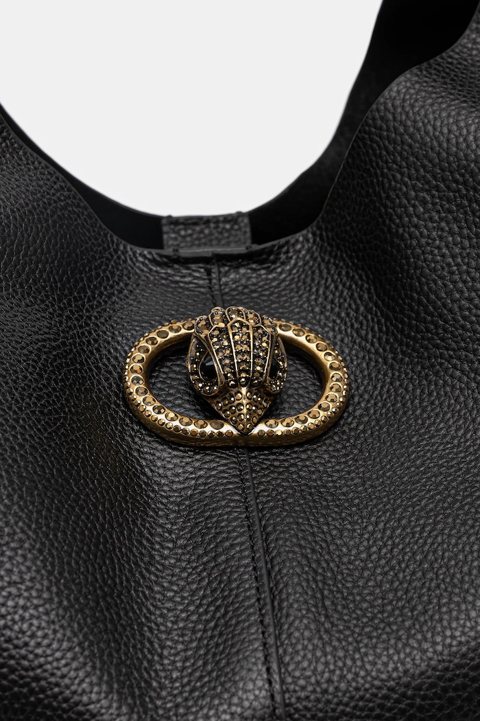 Kožená kabelka Kurt Geiger London CHELSEA čierna 5049700109