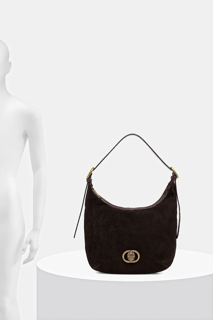 Kurt Geiger London Geantă de mână din piele întoarsă CHELSEA 4978931219