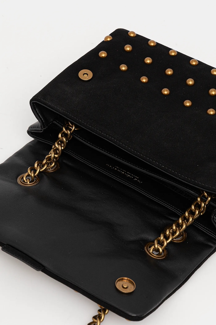 Geantă de mână din piele întoarsă KENSINGTON Kurt Geiger London negru 5023005219
