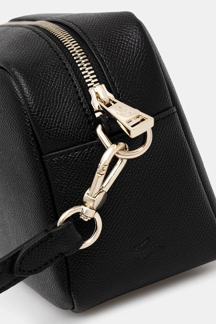 Шкіряна сумочка Lacoste чорний NF5100PH
