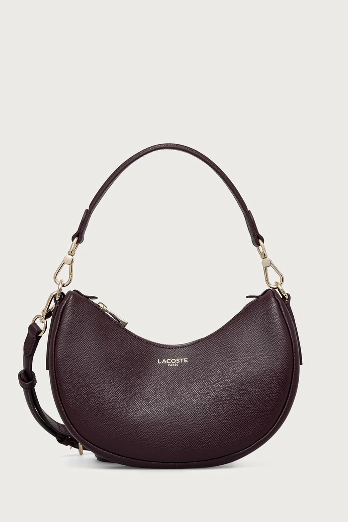 Lacoste Torebka crossbody damska skórzana bordowy NF5101PH