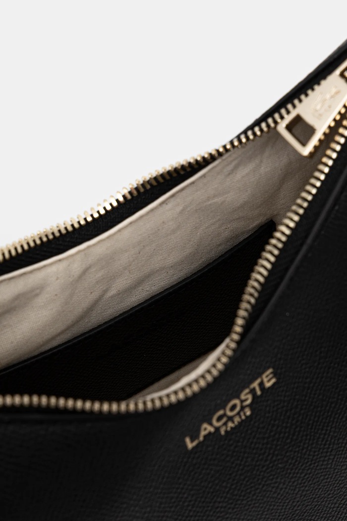 Lacoste leather handbag NF5101PH black