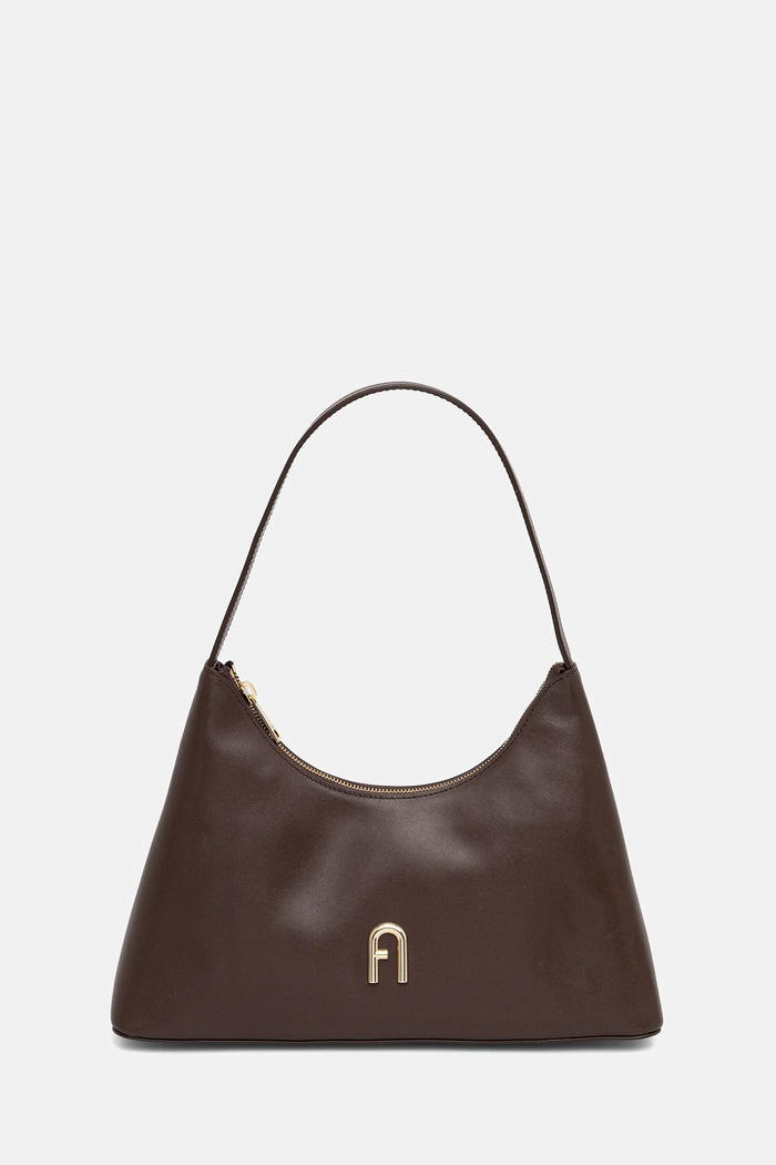 Furla torebka skórzana skóra licowa brązowy WB00782.AX0733.4284S