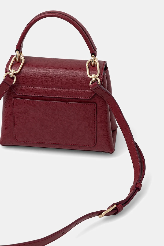 Akcesoria Furla torebka skórzana WB00109.ARE000.CGQ00 bordowy