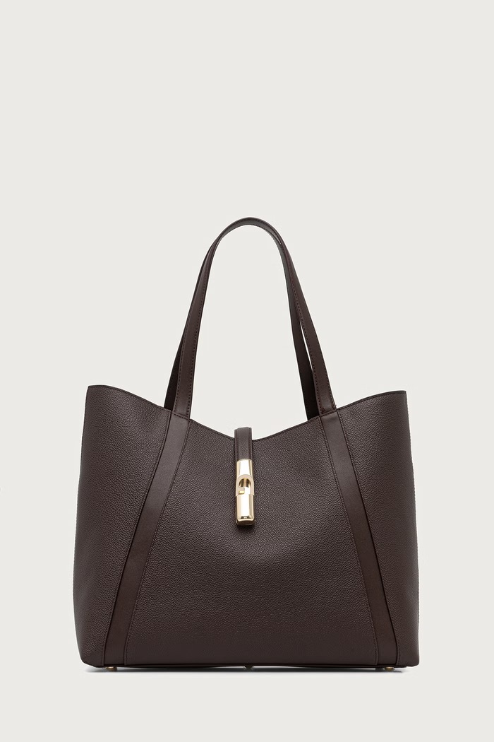 Furla Torebka shopper damska skórzana brązowy WB01788.BX3353.2460S