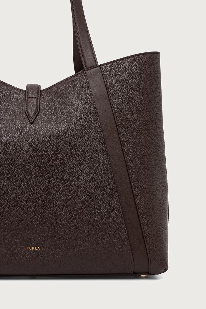 Akcesoria Furla Torebka shopper damska skórzana WB01788.BX3353.2460S brązowy