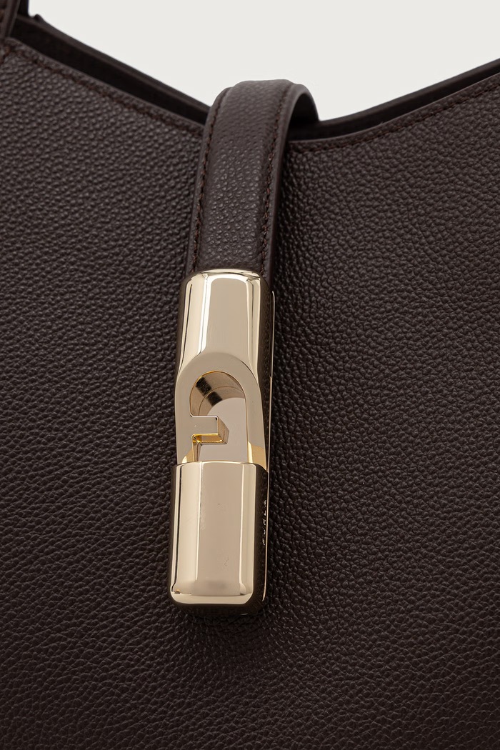 Torebka shopper damska skórzana Furla WB01788.BX3353.2460S brązowy