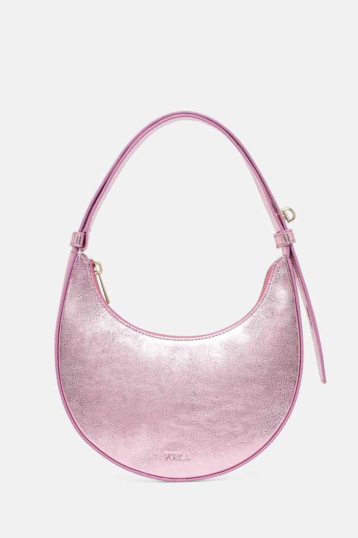 Usnjena torbica Furla Ne ustreza A4 roza WE00649.BX4150.4148S