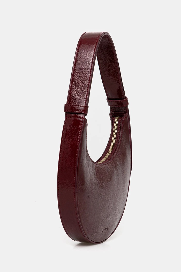 Kožená kabelka Furla WE00649.BX4100.0053S burgundské AW25