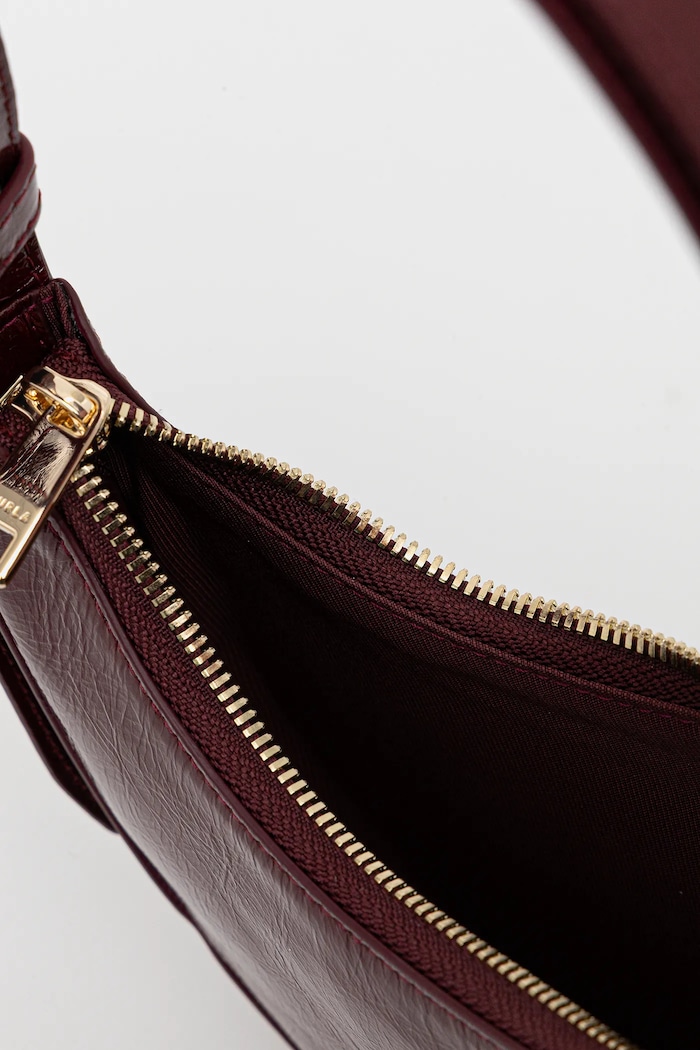 Kožená kabelka Furla WE00649.BX4100.0053S burgundské