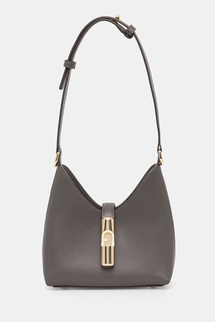 Furla torebka skórzana skóra licowa szary WE00820.ARE000.4283S