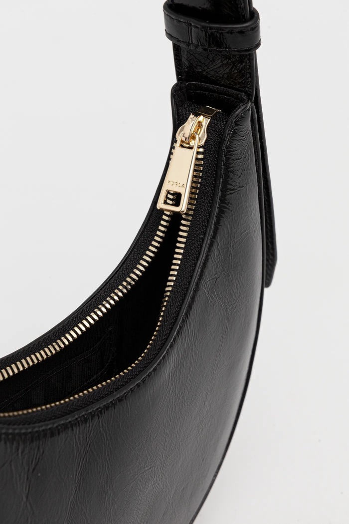 Kožená kabelka Furla WE00649.BX4100.O6000 čierna
