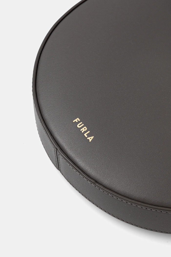 Kožená kabelka Furla sivá WE00649.AX0733.4283S