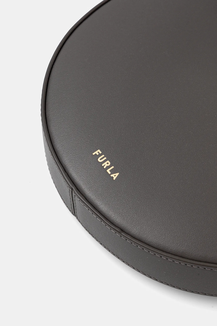 Kožená kabelka Furla sivá WE00649.AX0733.4283S