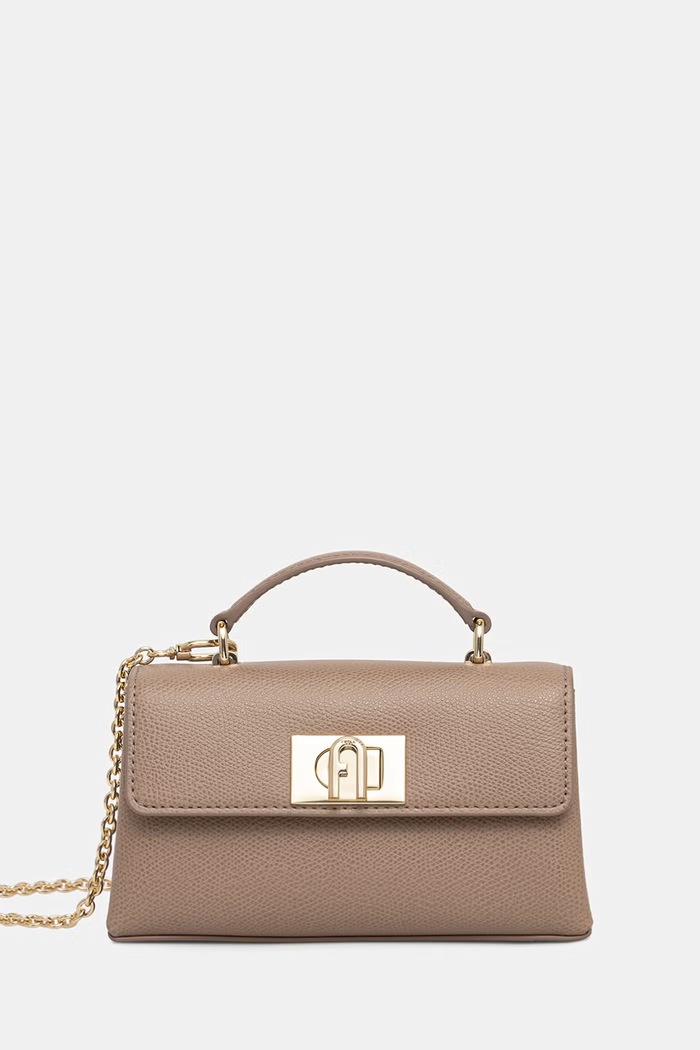Furla torebka crossbody damska skórzana beżowy WE00423.ARE000.1257S