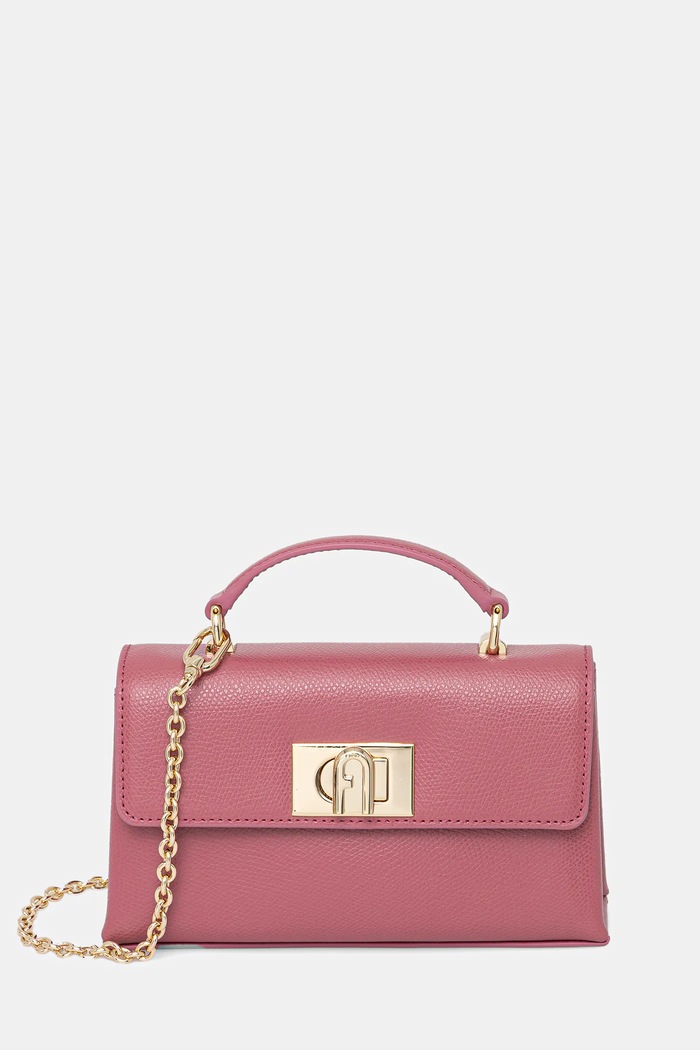 Kožená kabelka Furla přírodní kůže růžová WE00423.ARE000.4147S