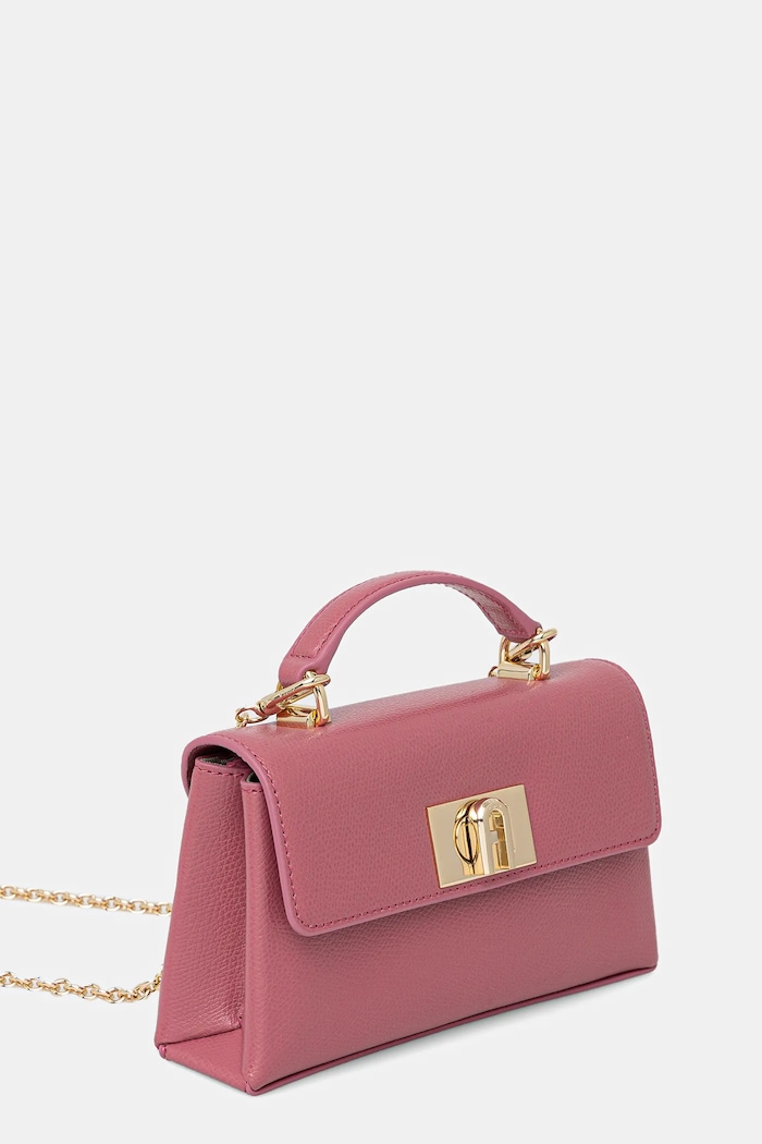 Kožená kabelka Furla WE00423.ARE000.4147S růžová AW25