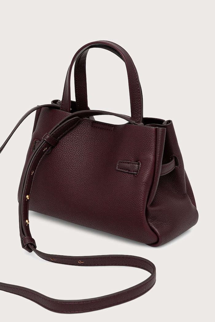Akcesoria DKNY Torebka crossbody damska z imitacji skóry BRYAR R52DAK44 bordowy