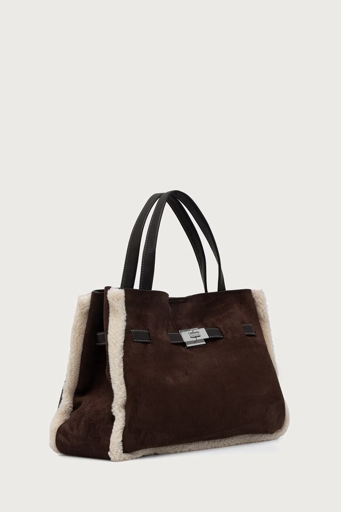 DKNY Torebka shopper damska BRYAR R53DMK43 brązowy AW25