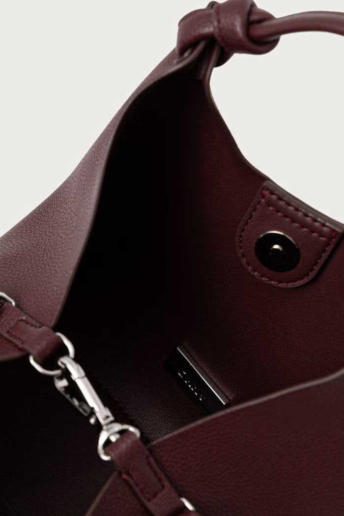 DKNY torebka crossbody damska z imitacji skóry PAULA R53BAM60 bordowy
