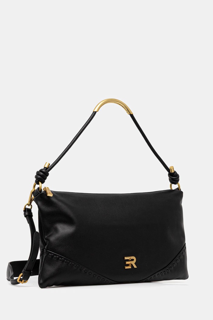ERMANNO Firenze geantă de piele 12401940 negru AW25