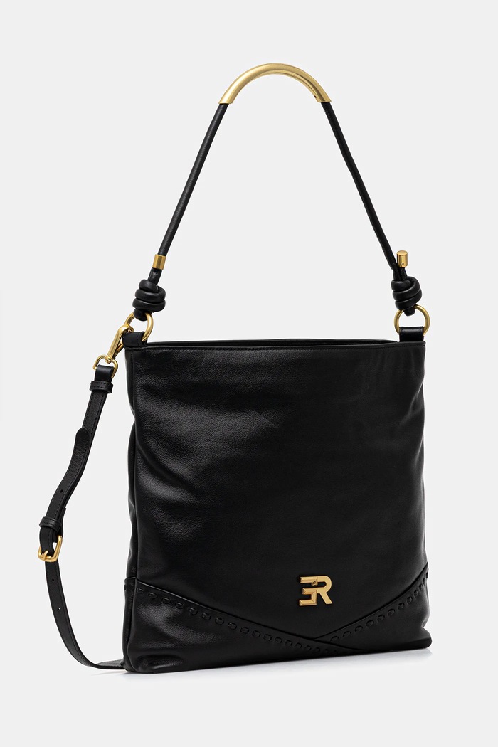ERMANNO Firenze geantă de piele 12401941 negru AW25