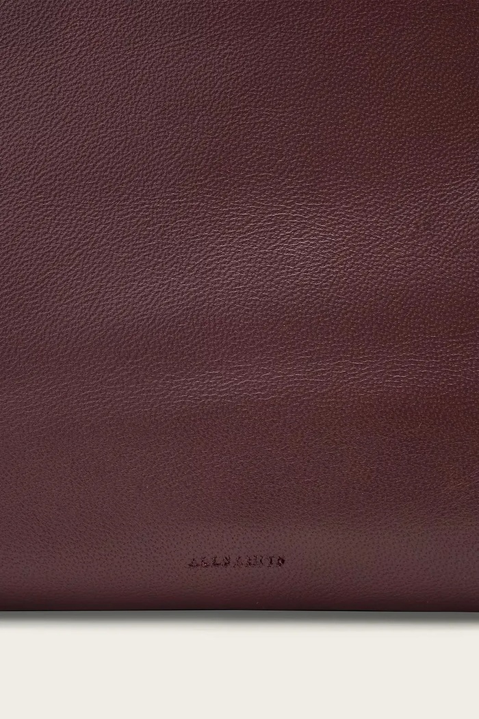 AllSaints kopertówka skórzana BETTINA W647XD czerwony